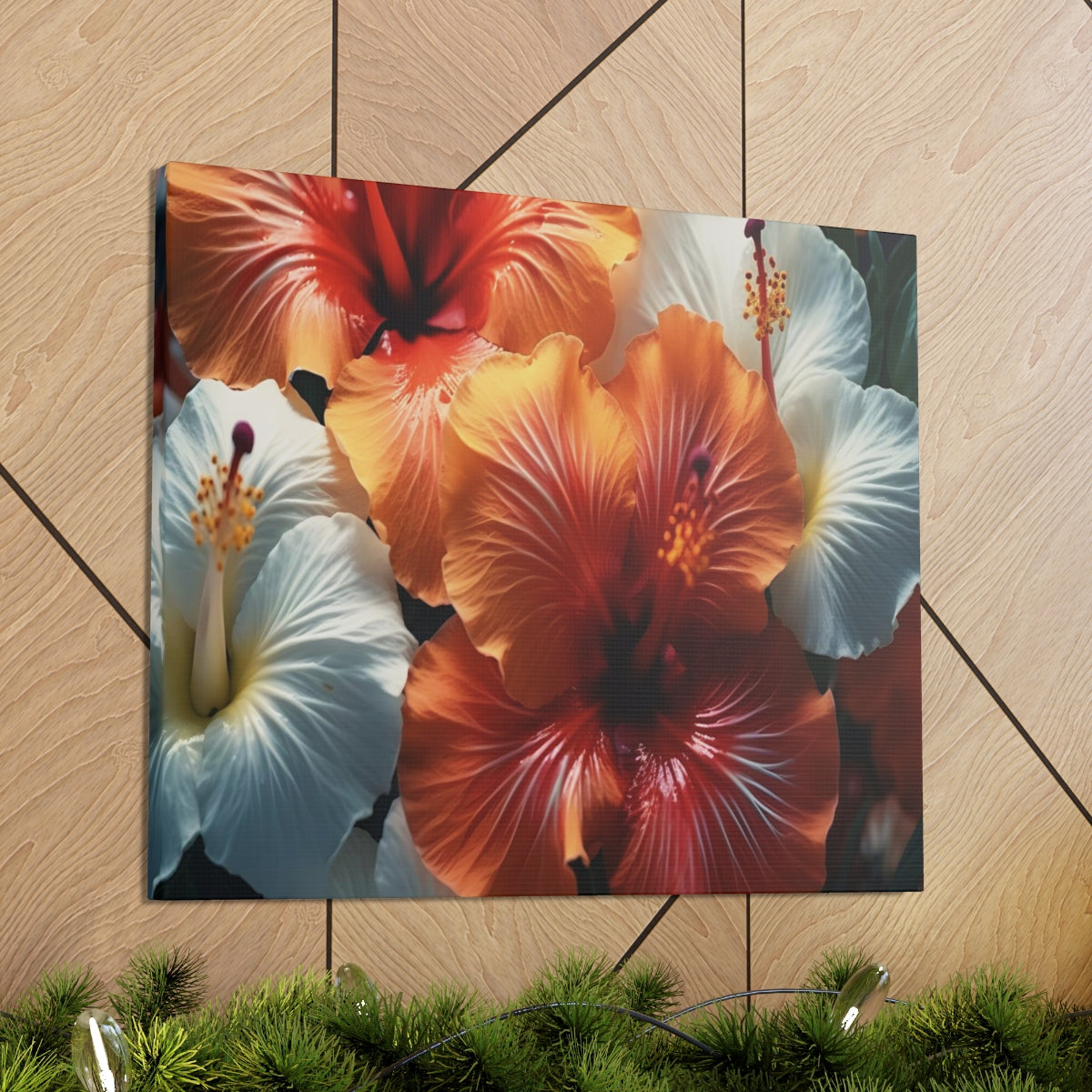 Hawaiian Floral | Hawaii | Flowers | Plant | Canvas Gallery Wraps