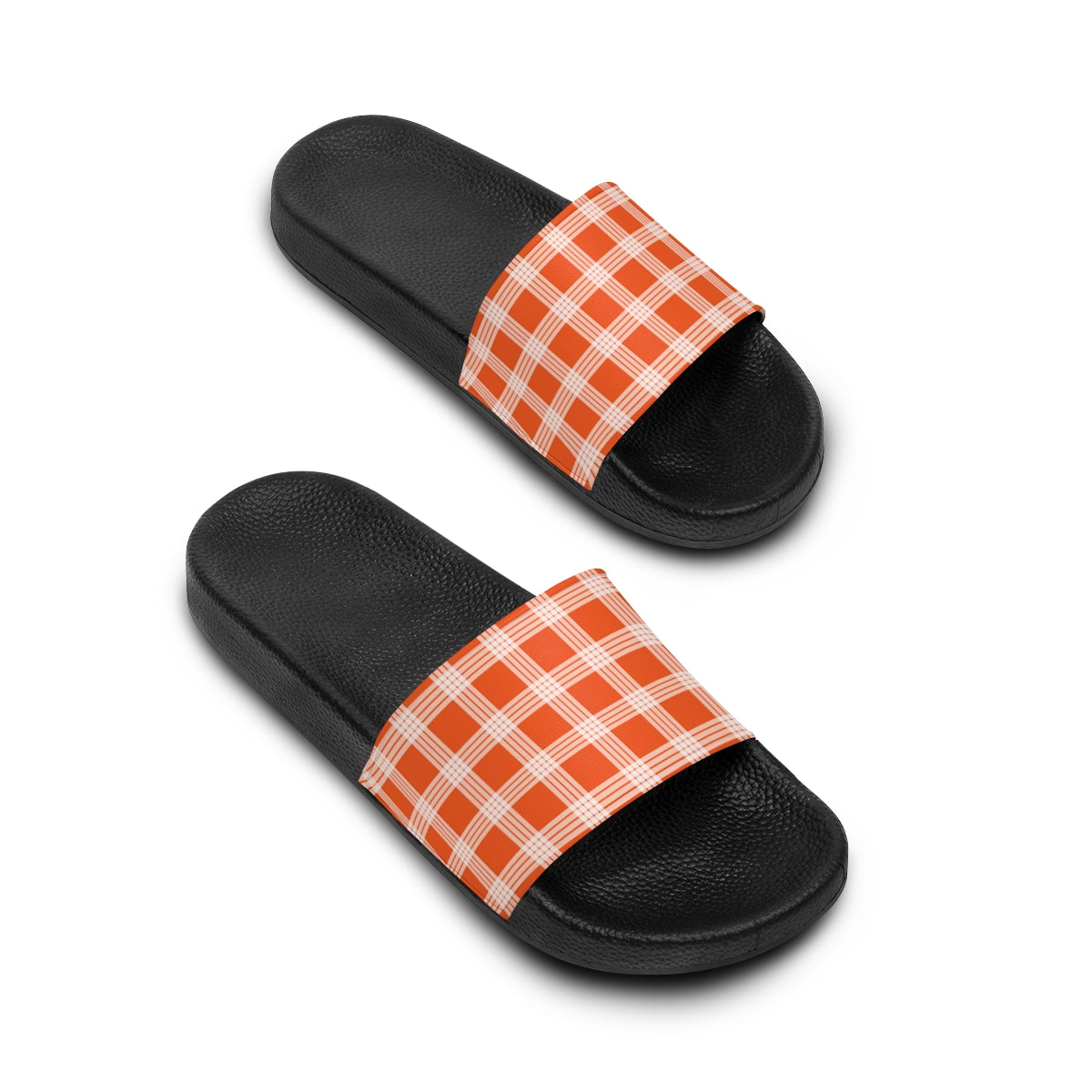 Hawaiian Plaid | Palaka | Country Style | Women's Slide Sandals