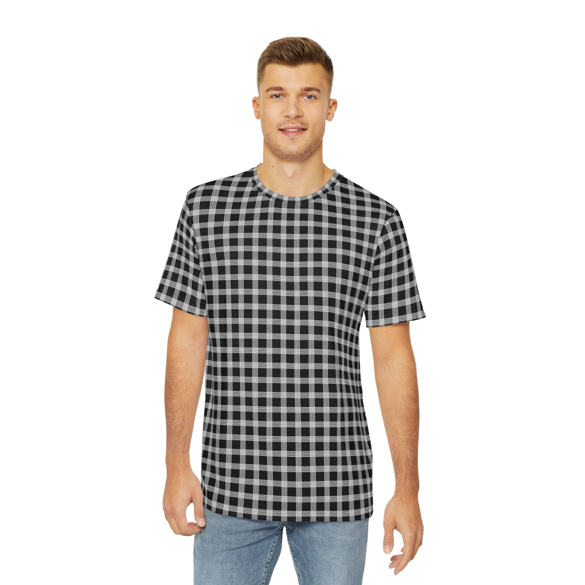 Hawaiian Plaid | Palaka | Country Style | Men's Polyester Tee (AOP)