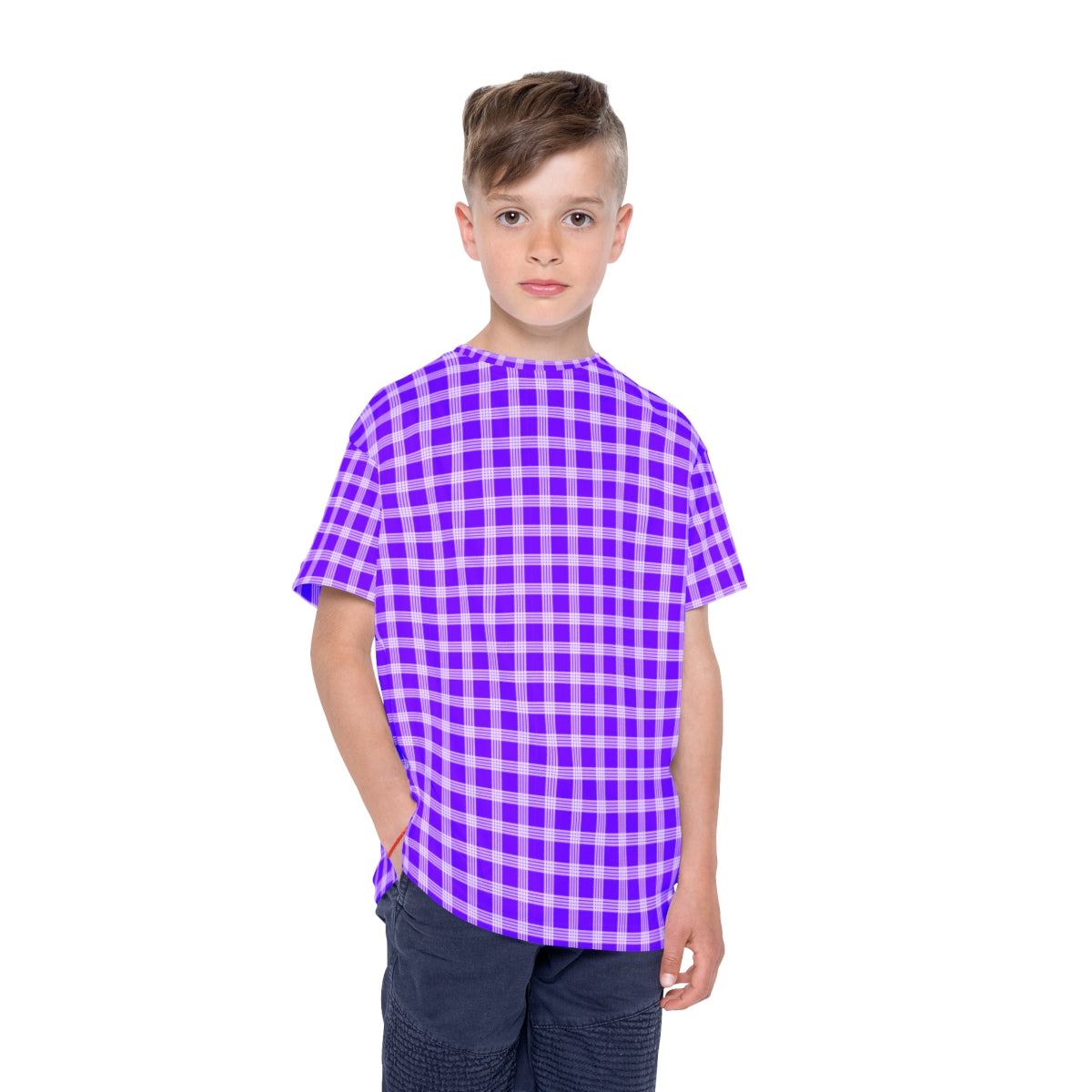 Hawaiian Plaid | Palaka | Country Style | Kids Sports Jersey (AOP)