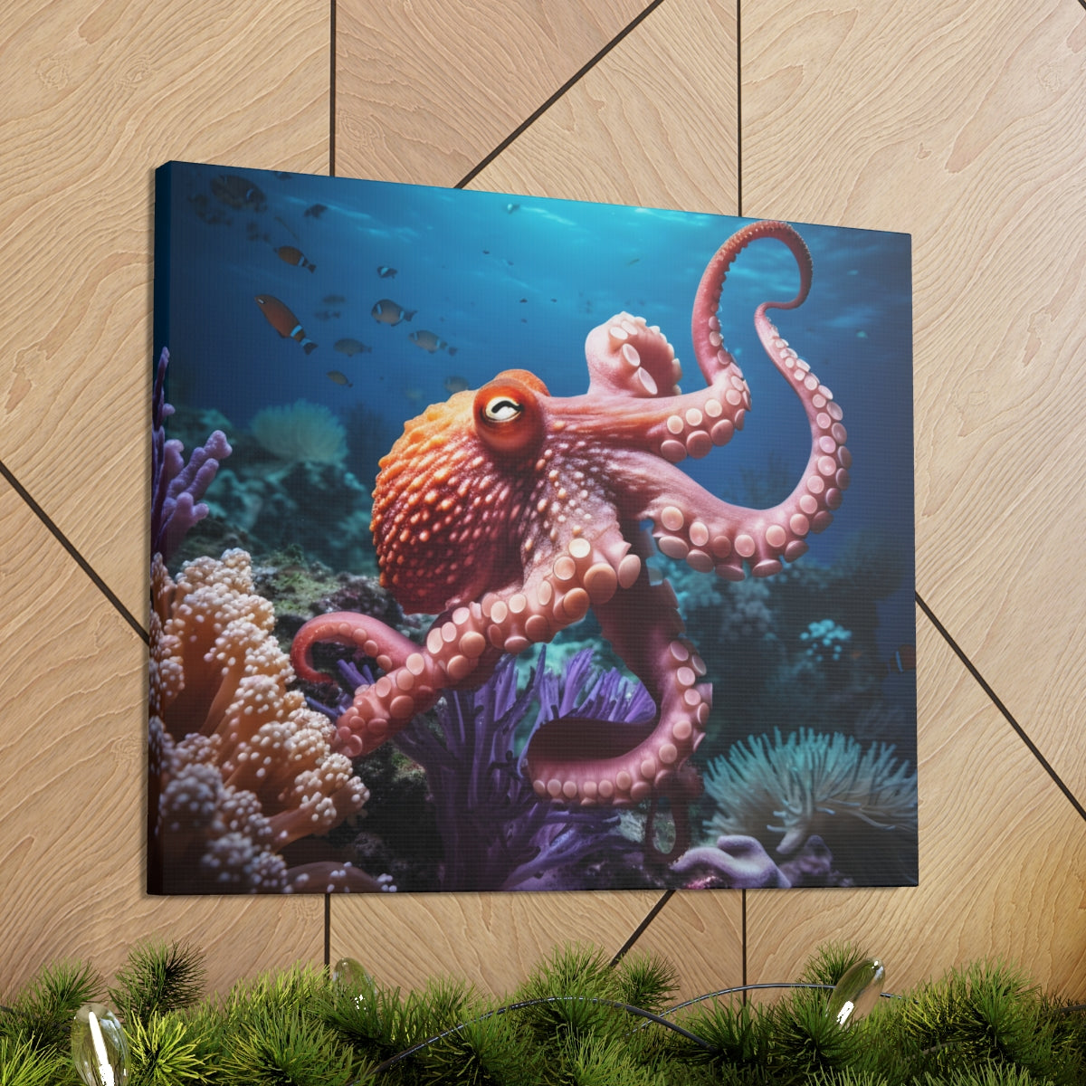 Hawaiian Octopus | Hee | Hawaii | Wildlife | Ocean | Canvas Gallery Wraps