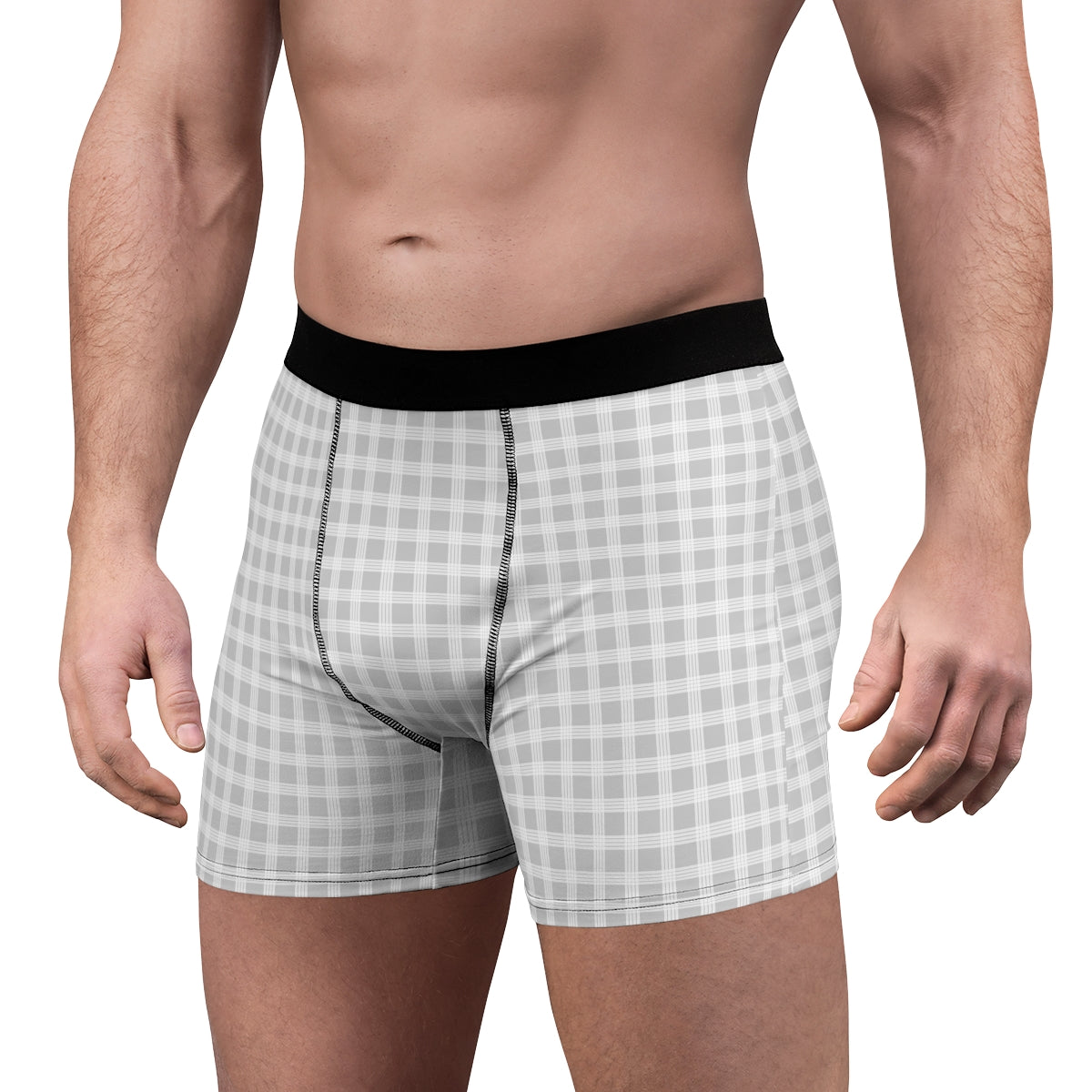 Hawaiian Plaid | Palaka | Country Style | Men's Boxer Briefs (AOP)