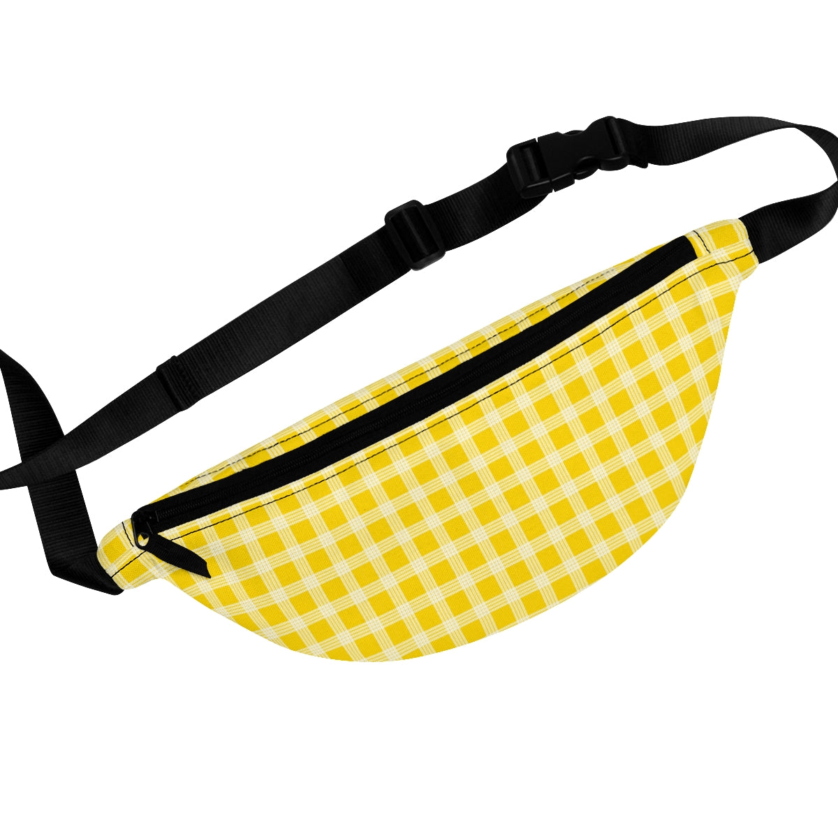 Yellow plaid fanny pack sale