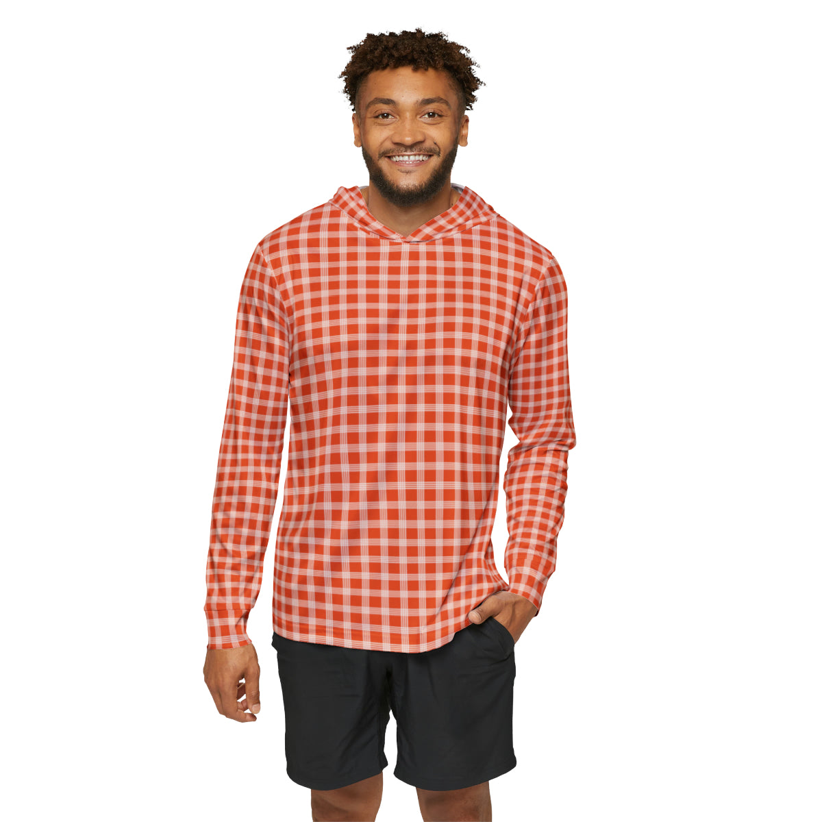 Hawaiian Plaid | Palaka | Country Style | Men's Sports Warmup Hoodie (AOP)