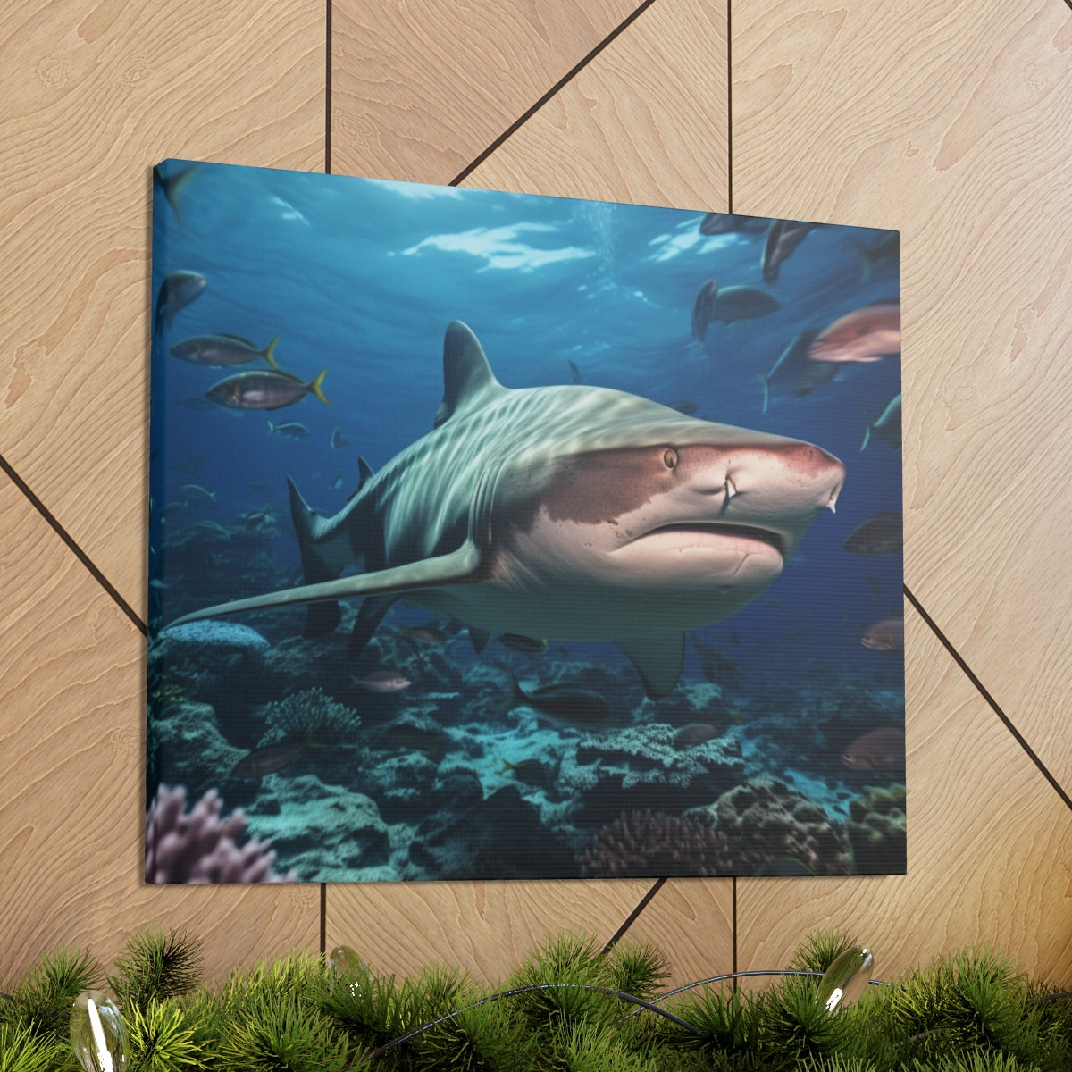 Tiger Shark | Mano | Hawaii | Ocean | Wildlife | Canvas Gallery Wraps