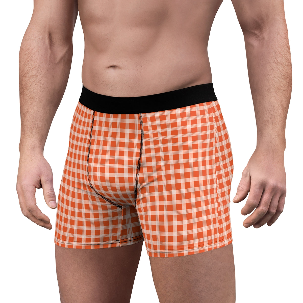 Hawaiian Plaid | Palaka | Country Style | Men's Boxer Briefs (AOP)