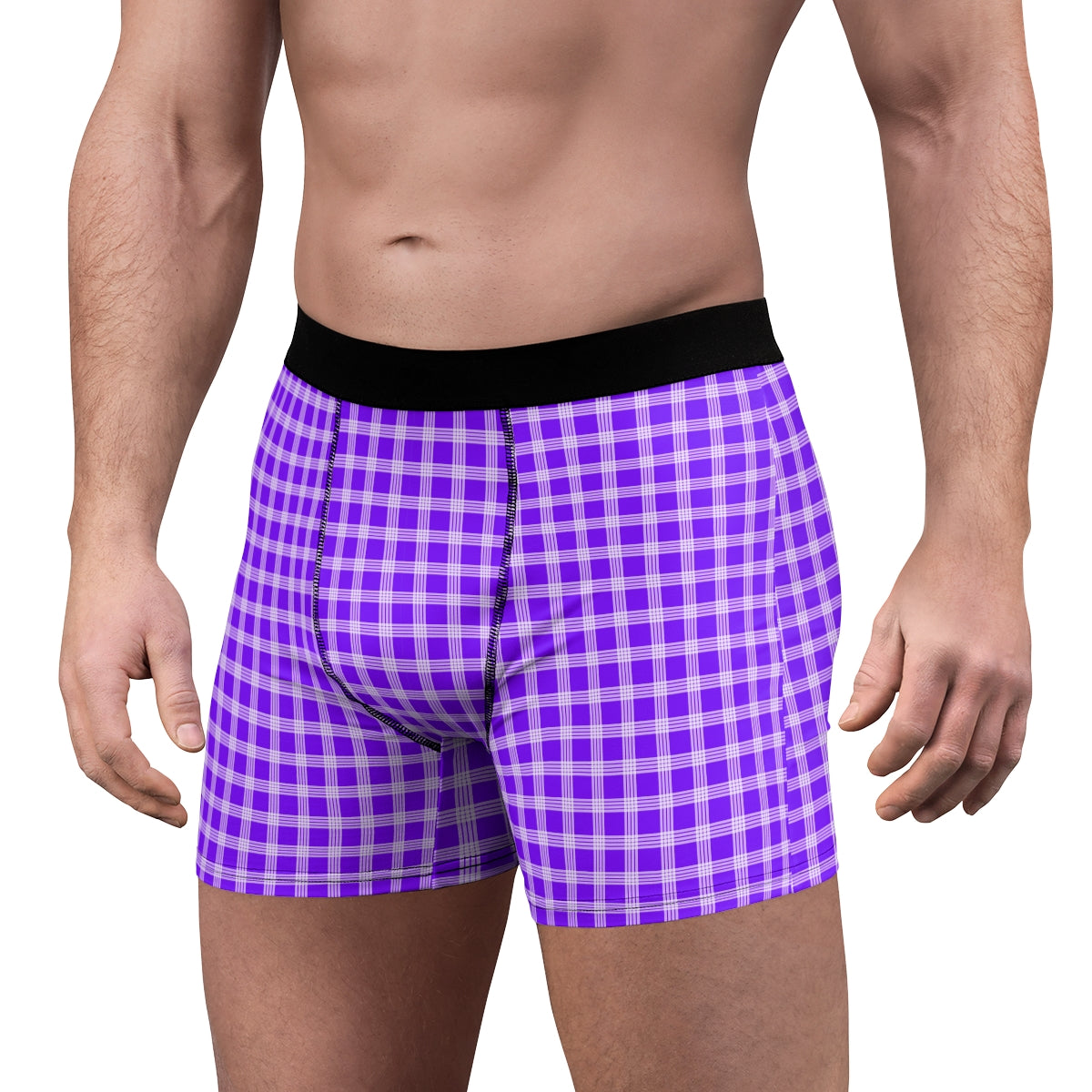 Hawaiian Plaid | Palaka | Country Style | Men's Boxer Briefs (AOP)