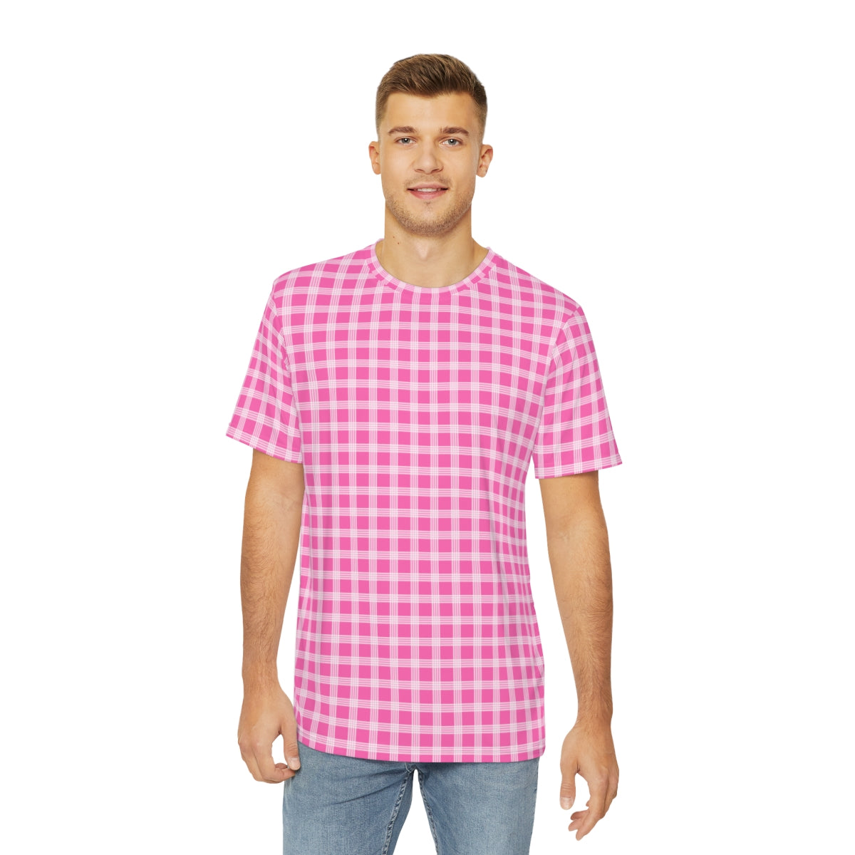 Hawaiian Plaid | Palaka | Country Style | Men's Polyester Tee (AOP)