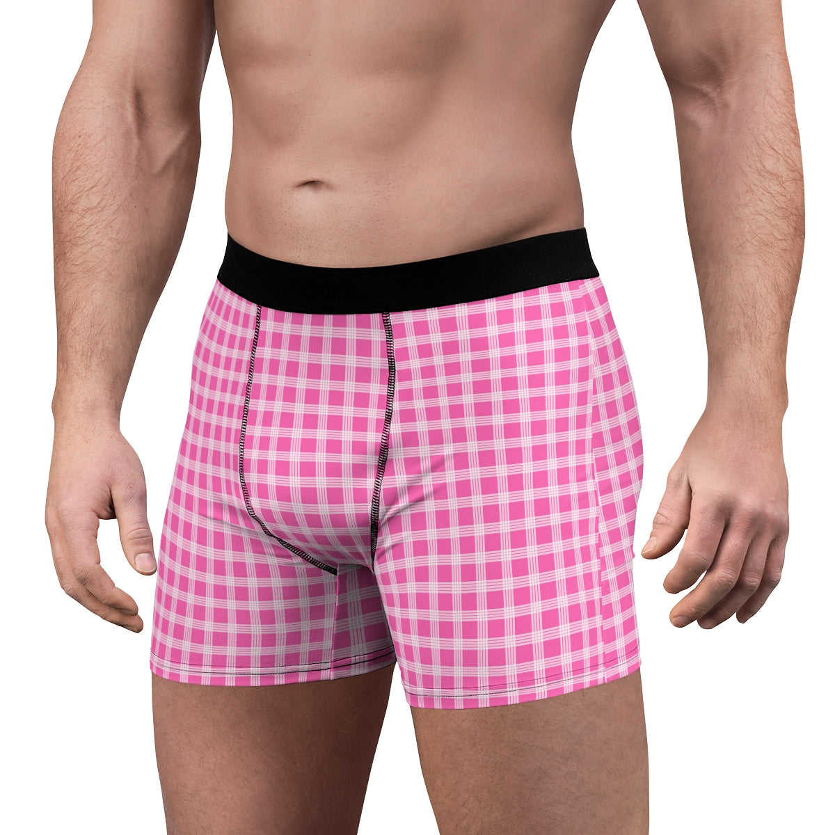 Hawaiian Plaid | Palaka | Country Style | Men's Boxer Briefs (AOP)