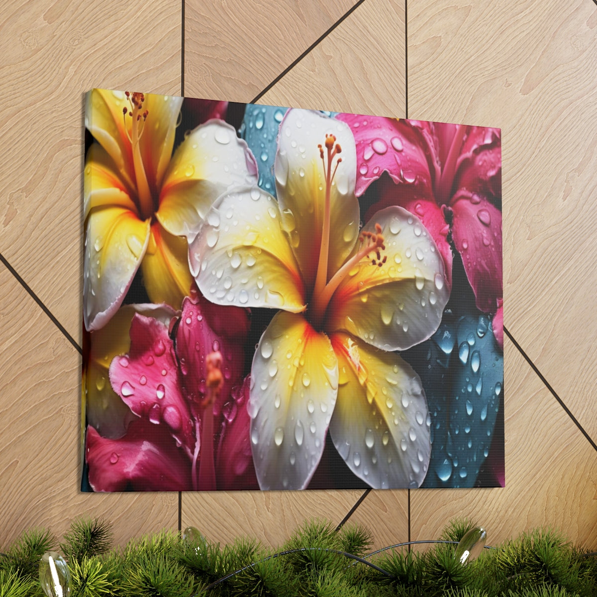 Hawaiian Floral | Hawaii | Flowers | Plant | Canvas Gallery Wraps