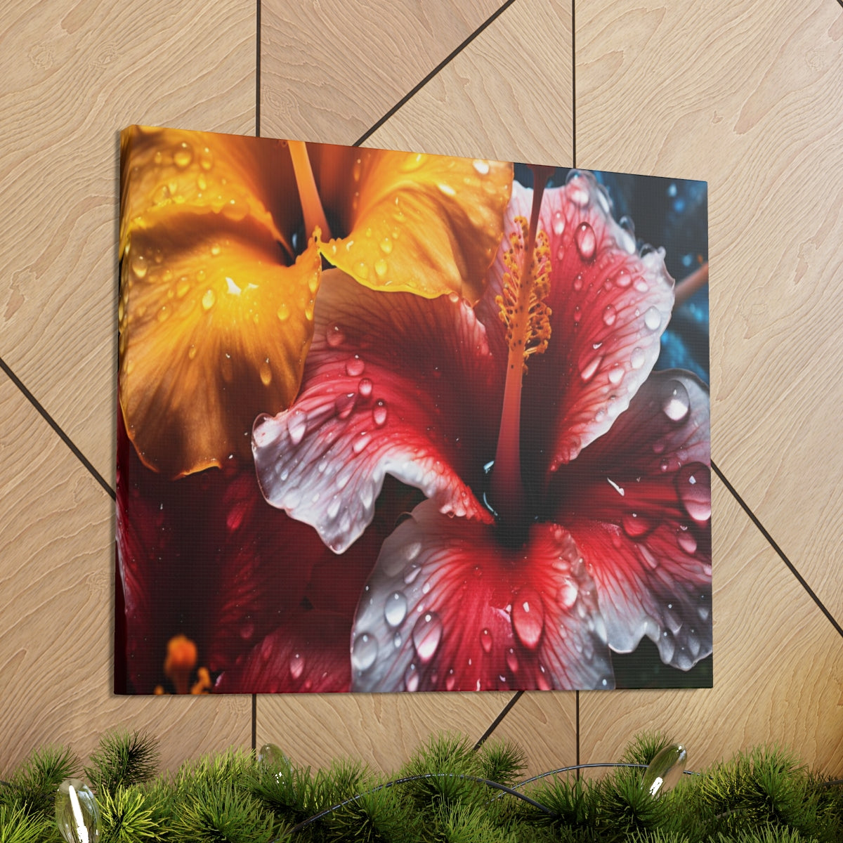 Hawaiian Floral | Hawaii | Flowers | Plant | Canvas Gallery Wraps