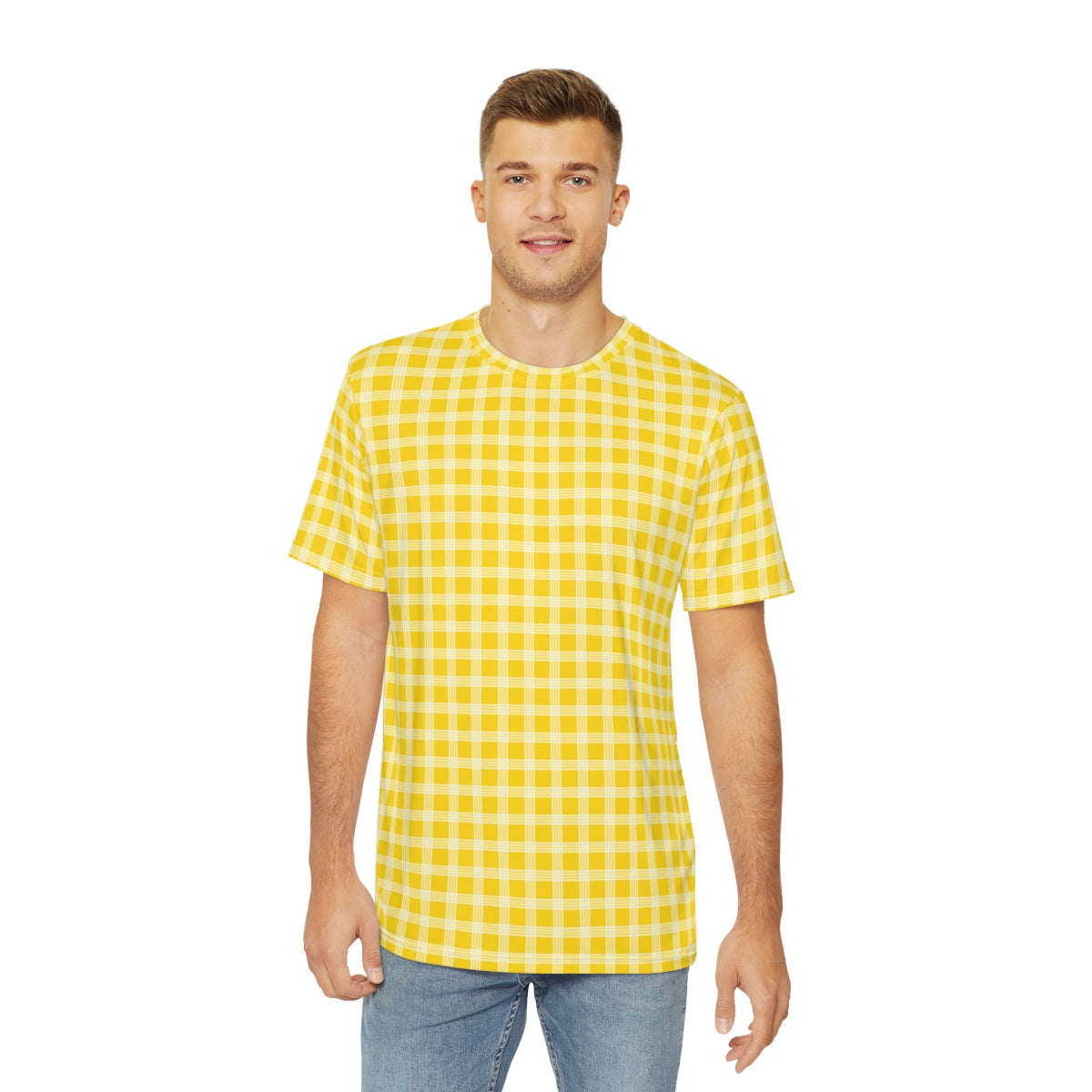 Hawaiian Plaid | Palaka | Country Style | Men's Polyester Tee (AOP)