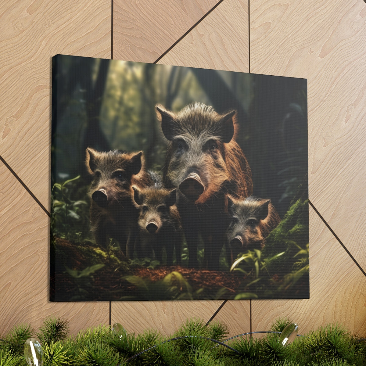 Hawaiian Wild Pig | Puaa | Nature | Wildlife | Canvas Gallery Wraps