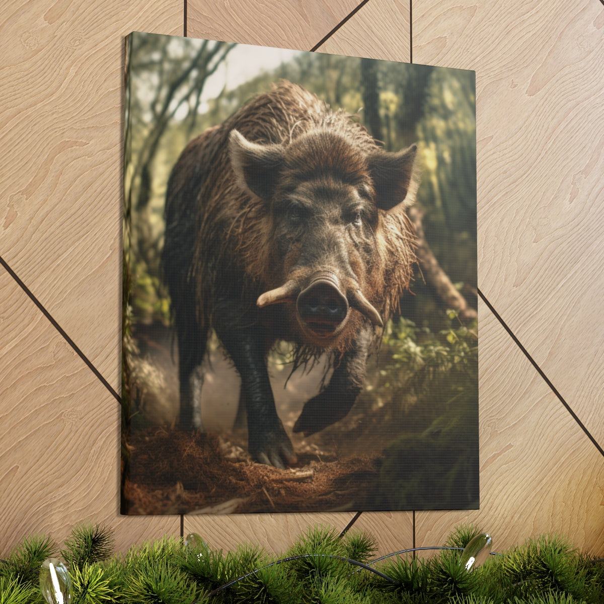 Hawaiian Wild Pig | Puaa | Nature | Wildlife | Canvas Gallery Wraps