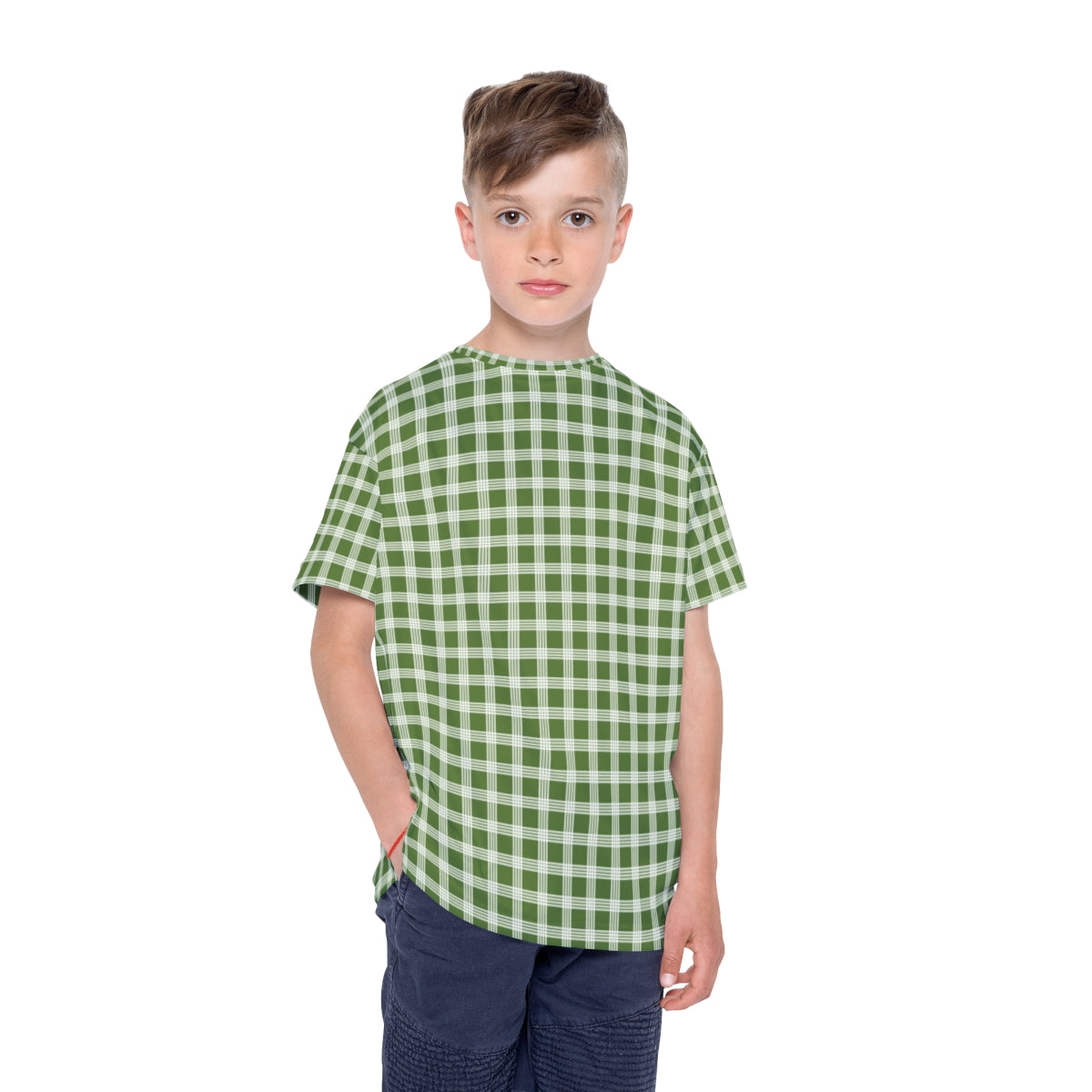 Hawaiian Plaid | Palaka | Country Style | Kids Sports Jersey (AOP)