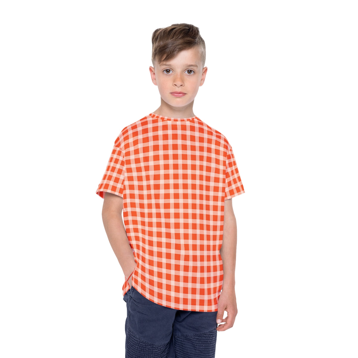 Hawaiian Plaid | Palaka | Country Style | Kids Sports Jersey (AOP)