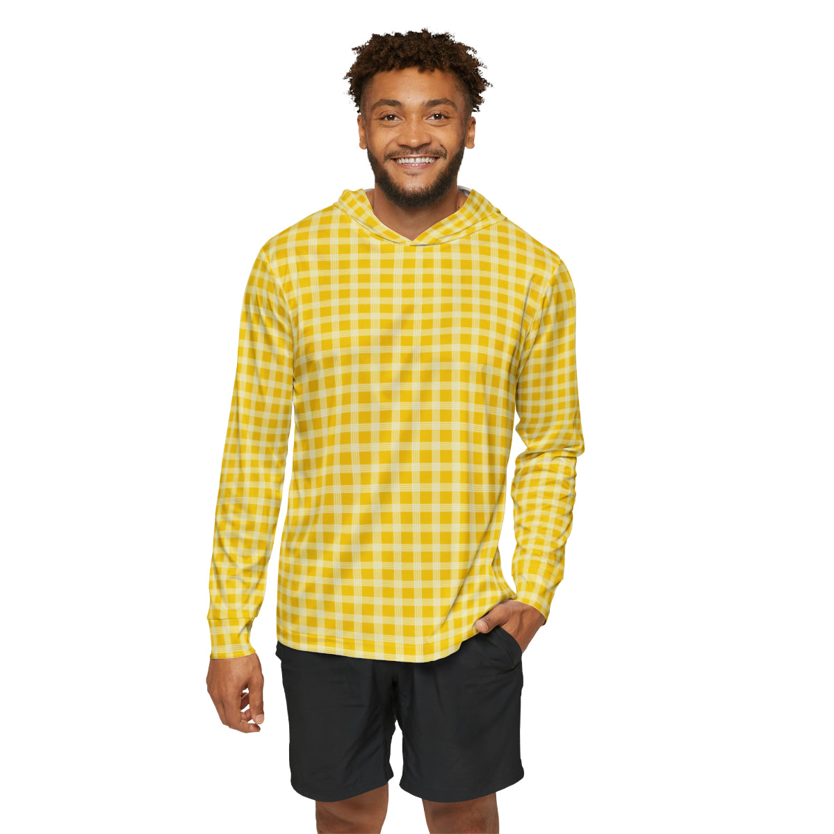 Hawaiian Plaid | Palaka | Country Style | Men's Sports Warmup Hoodie (AOP)