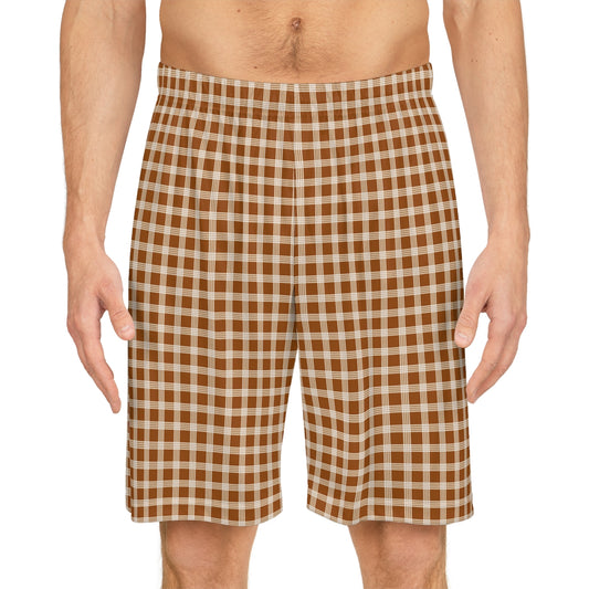 Hawaiian Plaid | Palaka | Country Style | Basketball Shorts (AOP)