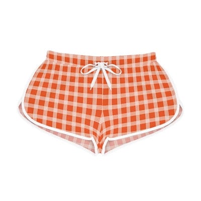 Hawaiian Plaid | Palaka | Country Style | Women's Relaxed Shorts (AOP)