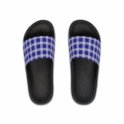 Hawaiian Plaid | Palaka | Country Style | Men's Slide Sandals