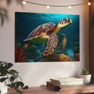 Hawaiian | Green Sea Turtle | Honu | Aluminum Composite Panels