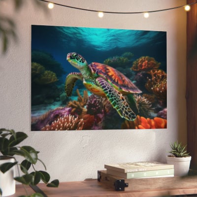 Hawaiian | Green Sea Turtle | Honu | Aluminum Composite Panels