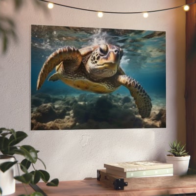 Hawaiian | Green Sea Turtle | Honu | Aluminum Composite Panels