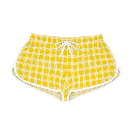 Hawaiian Plaid | Palaka | Country Style | Women's Relaxed Shorts (AOP)