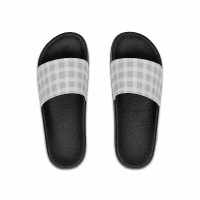 Hawaiian Plaid | Palaka | Country Style | Men's Slide Sandals