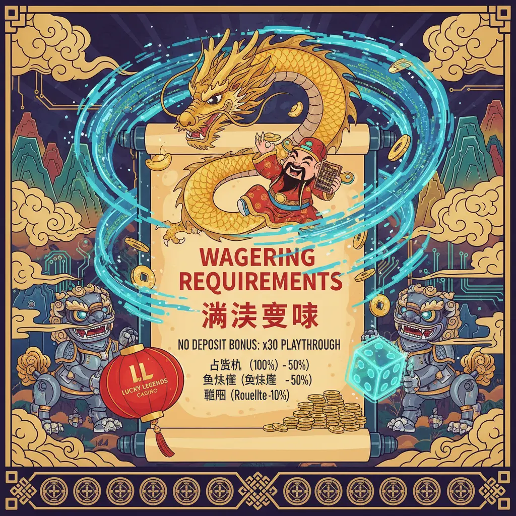 lucky legends casino no deposit bonus - Requirements